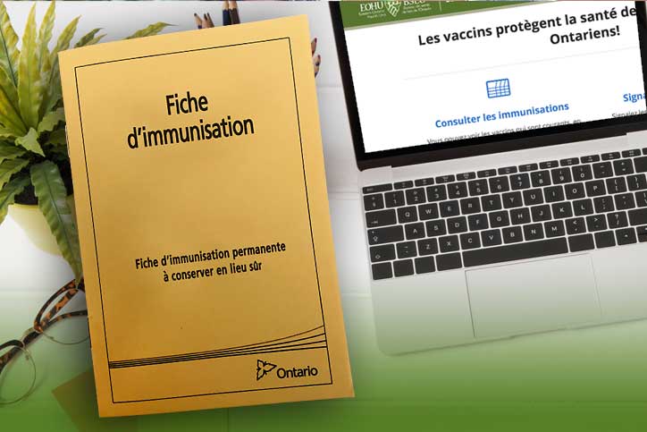 Soumettez et accédez à votre dossier d’immunisation en ligne