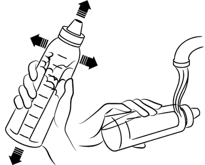 Step 10: Shake bottle well to mix. Cool bottles under cold running water or in a container of cold water. Step 10: Shake bottle well to mix. Cool bottles under cold running water or in a container of cold water.