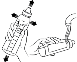 Step 10: Shake bottle well to mix. Cool bottles under cold running water or in a container of cold water. Step 10: Shake bottle well to mix. Cool bottles under cold running water or in a container of cold water.